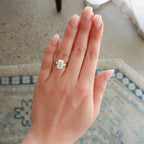 Finest Solitaire Engagement Ring set with 3.04ct Lab Grown Elongated Radiant Cut Diamond