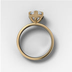 Finest Solitaire Engagement Ring With Pear Cut Diamond