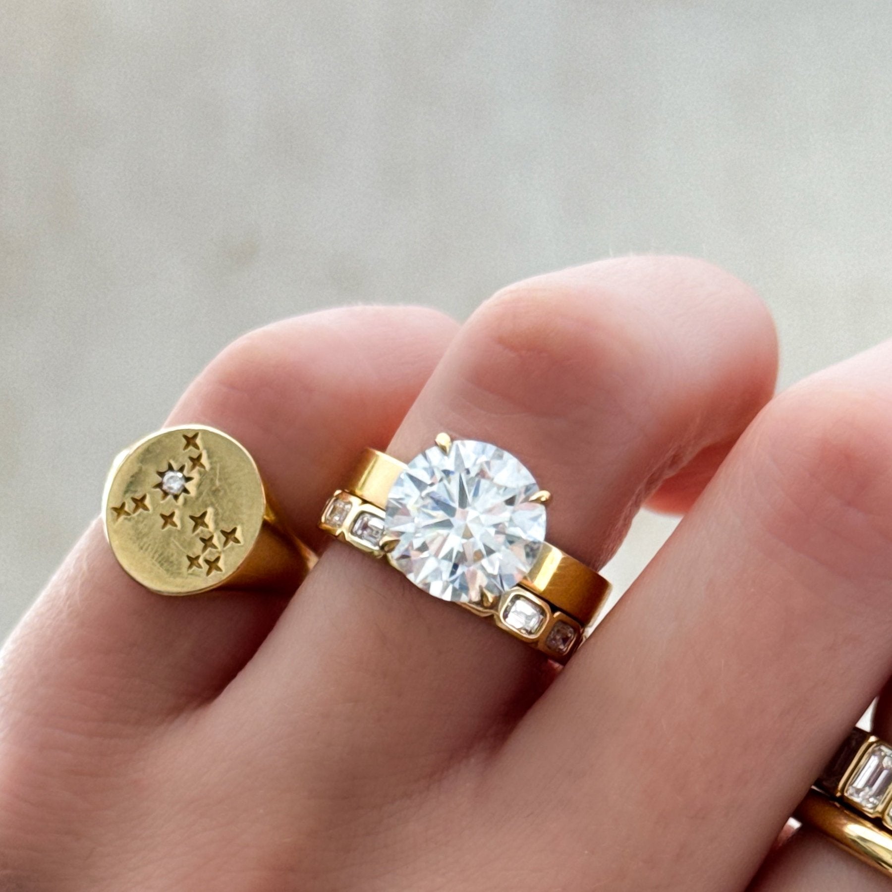 Finest Solitaire Engagement Ring With Round Brilliant Cut Diamond