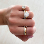 Finest Solitaire Engagement Ring With Round Brilliant Cut Diamond