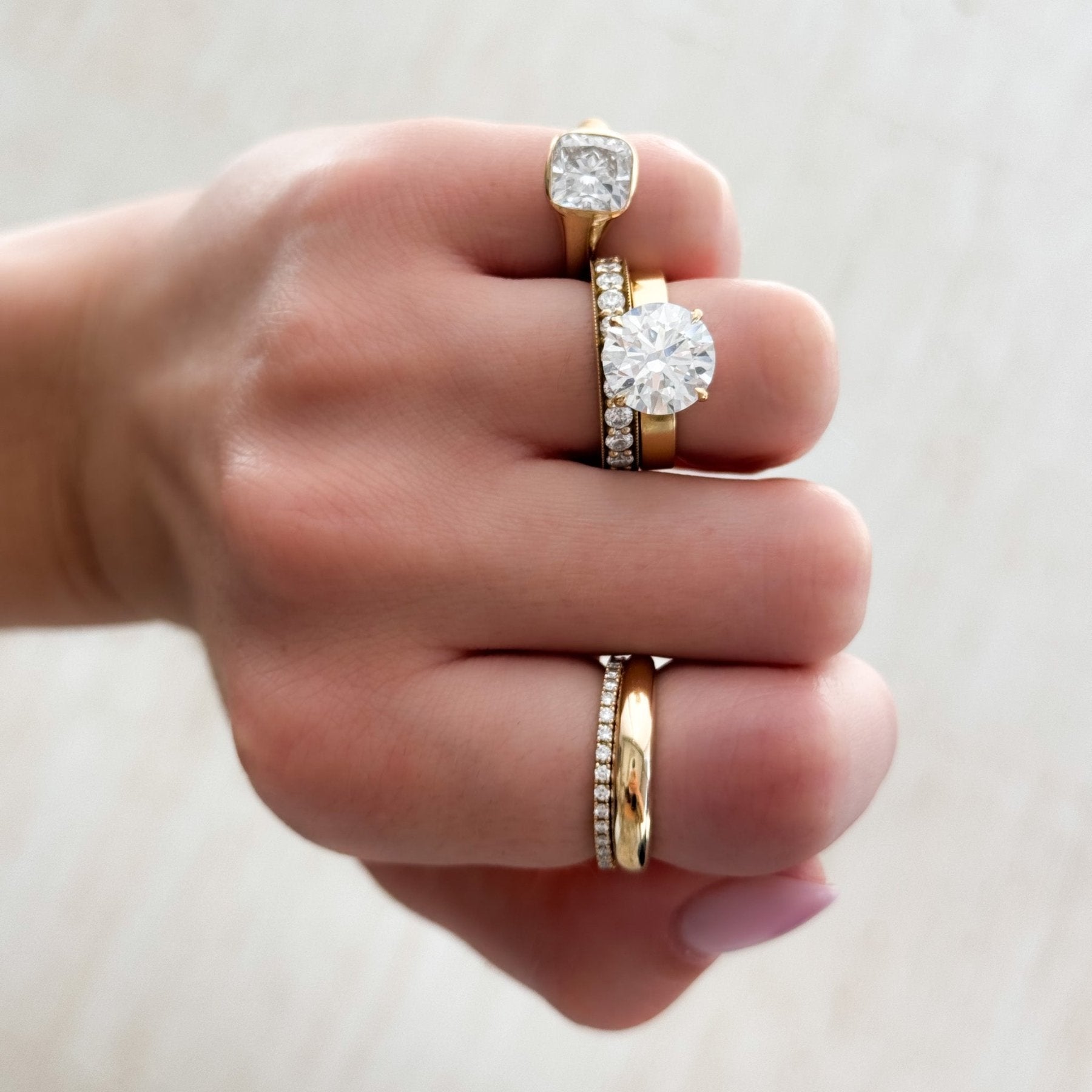Finest Solitaire Engagement Ring With Round Brilliant Cut Diamond