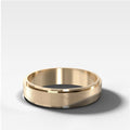Finest Stepped Edge Matte Wedding Band 5mm