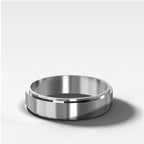 Finest Stepped Edge Wedding Band 5mm