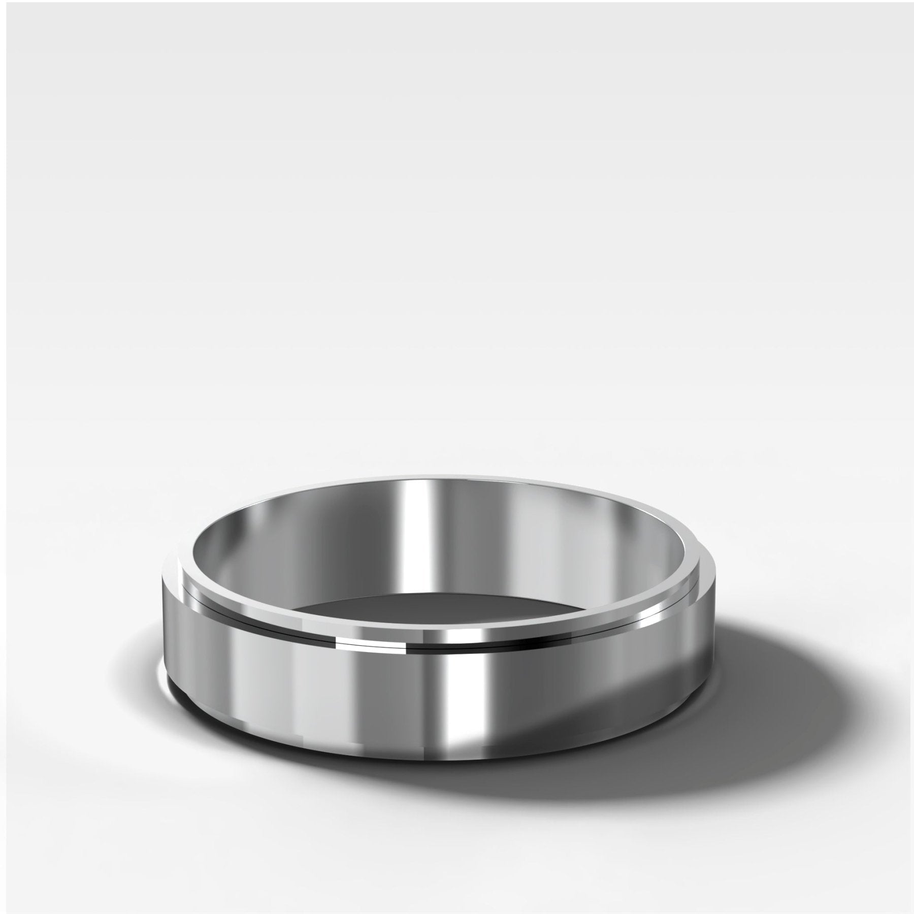 Finest Stepped Edge Wedding Band 5mm