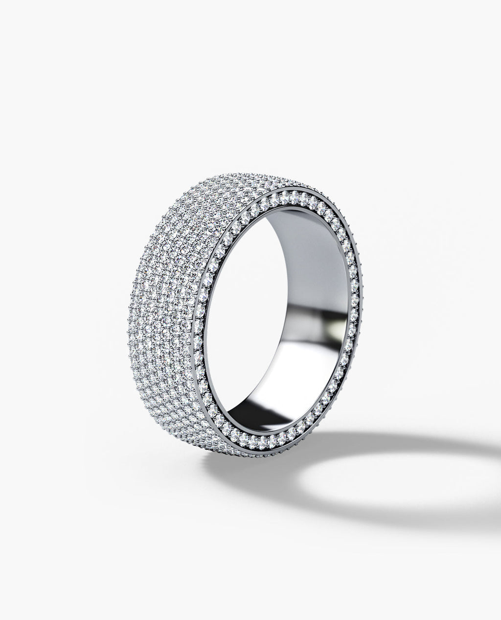 JERRITT Comfort Fit Gold Ring with 3.30ct Diamonds