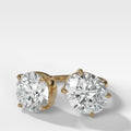 Floating Toi et Moi Engagement Ring with Oval and Round Cut Diamonds