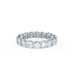 2.0 TCW Round Brilliant Cut Full Eternity Diamond Wedding Band