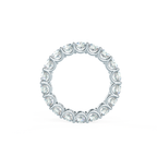 2.0 TCW Round Brilliant Cut Full Eternity Diamond Wedding Band