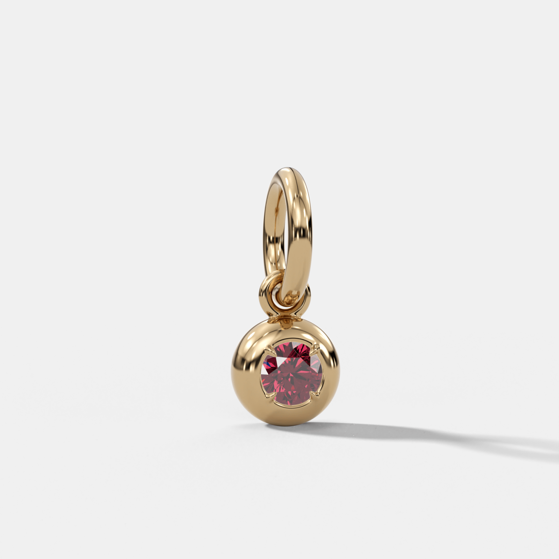 Gemstone Donut Ring Charm (Charm Only)