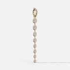 Graduated Bezel Pear Attachable Diamond Pendant