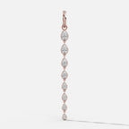Graduated Bezel Pear Attachable Diamond Pendant
