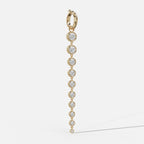 Graduated Bezel Round Attachable Diamond Pendant