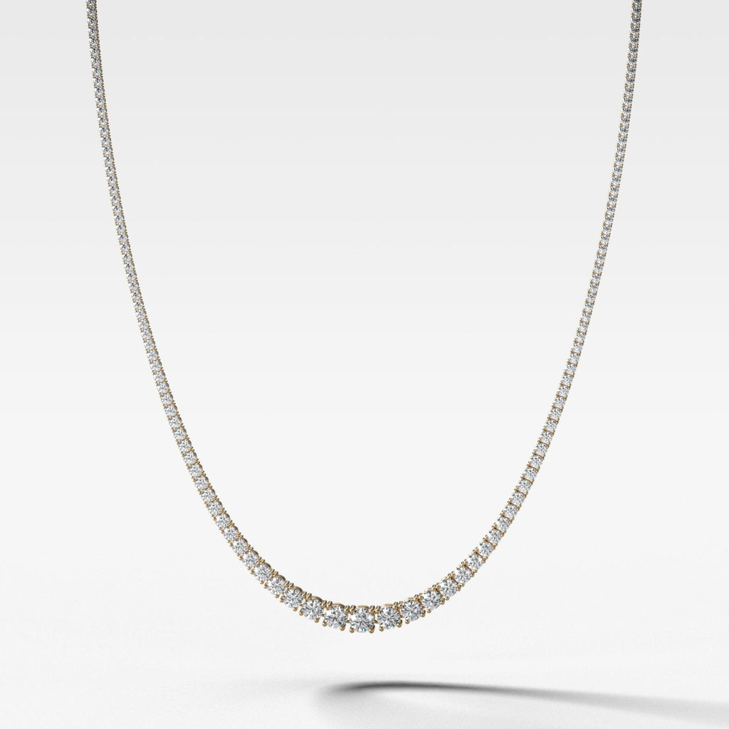 Graduated Diamond Tennis Necklace (10.00ctw)