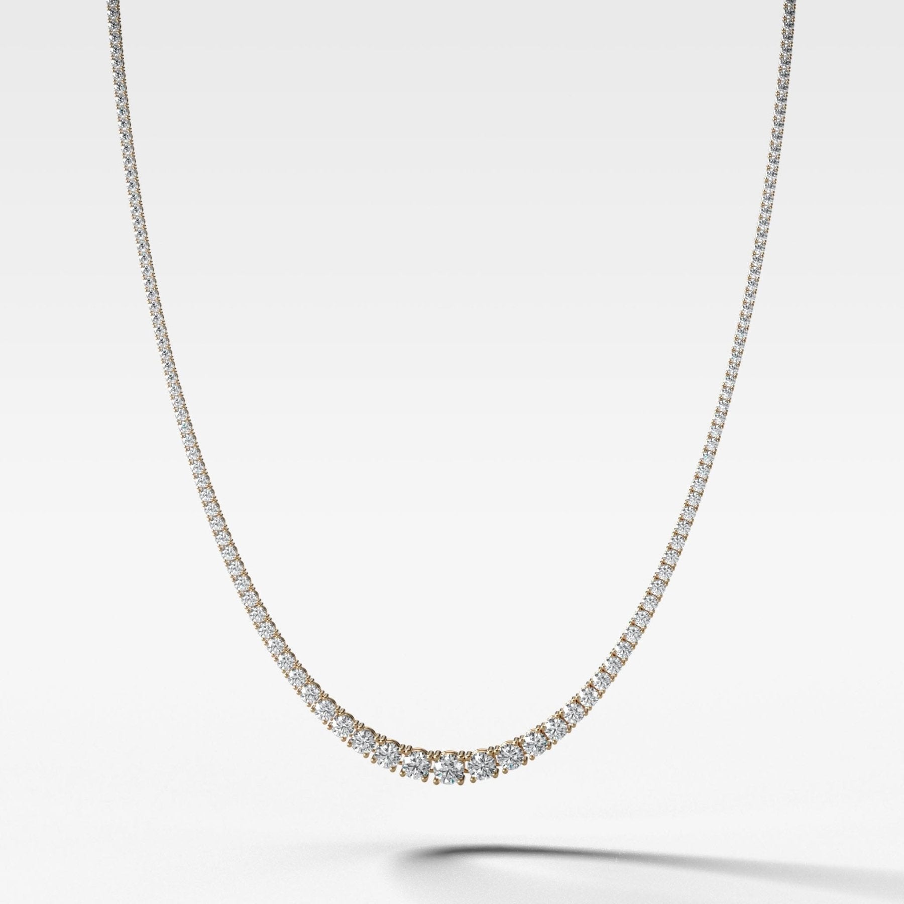 Graduated Diamond Tennis Necklace (10.00ctw)