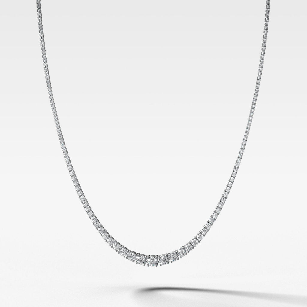 Graduated Diamond Tennis Necklace (10.00ctw)