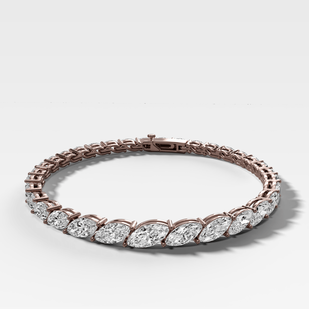 Graduated Marquise Tennis Bracelet (13.00 carat)