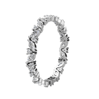 Marquise and Round Cut Full Eternity Wedding Band