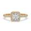 Princess Cut Diamond Engagement Ring in Classic Setting