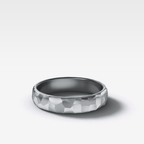 Harper Hammered Wedding Band 4mm