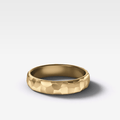 Harper Hammered Wedding Band 4mm