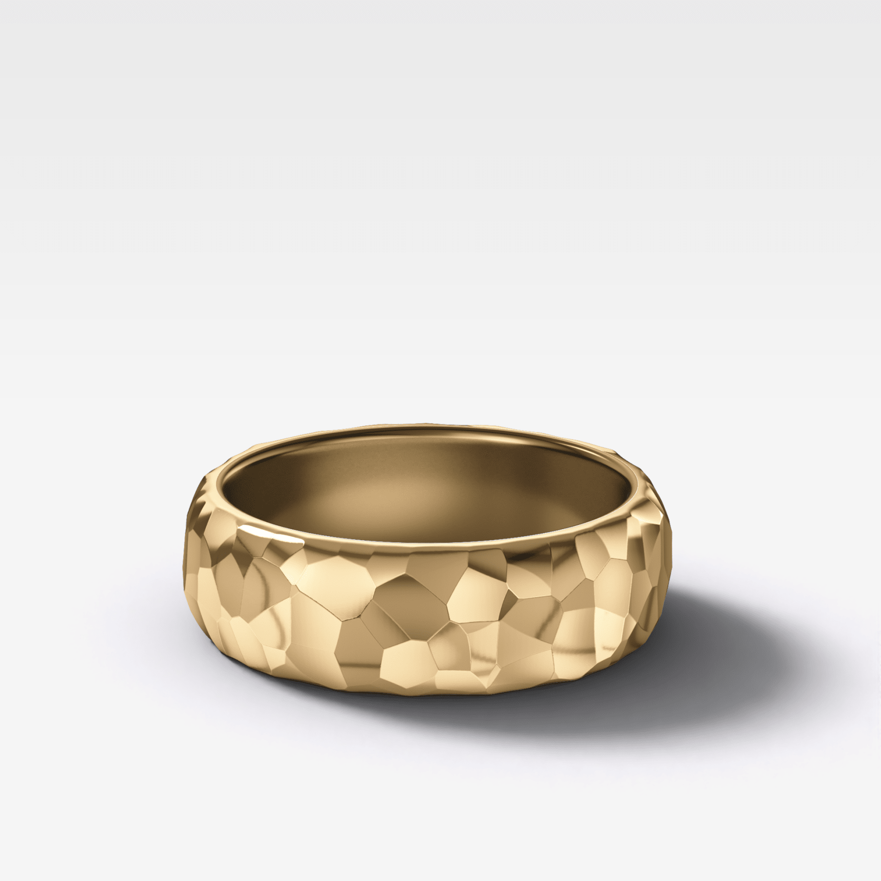 Harper Hammered Wedding Band 6mm Main image