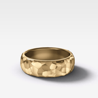 Harper Hammered Wedding Band 6mm