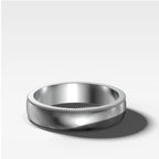 Harper Milgrain Wedding Band 5mm
