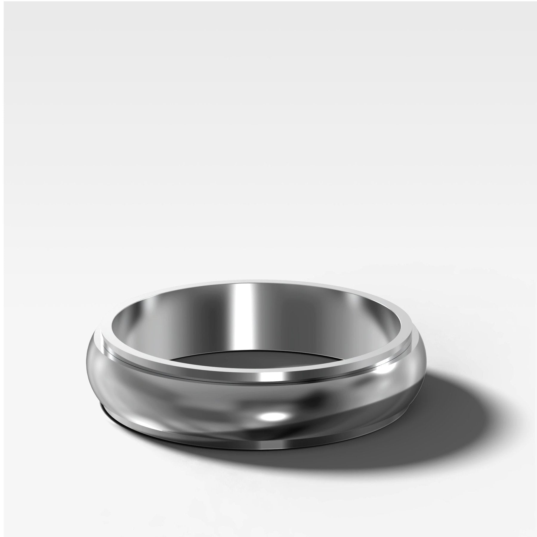 Harper Stepped Edge Wedding Band 5mm Secondary image