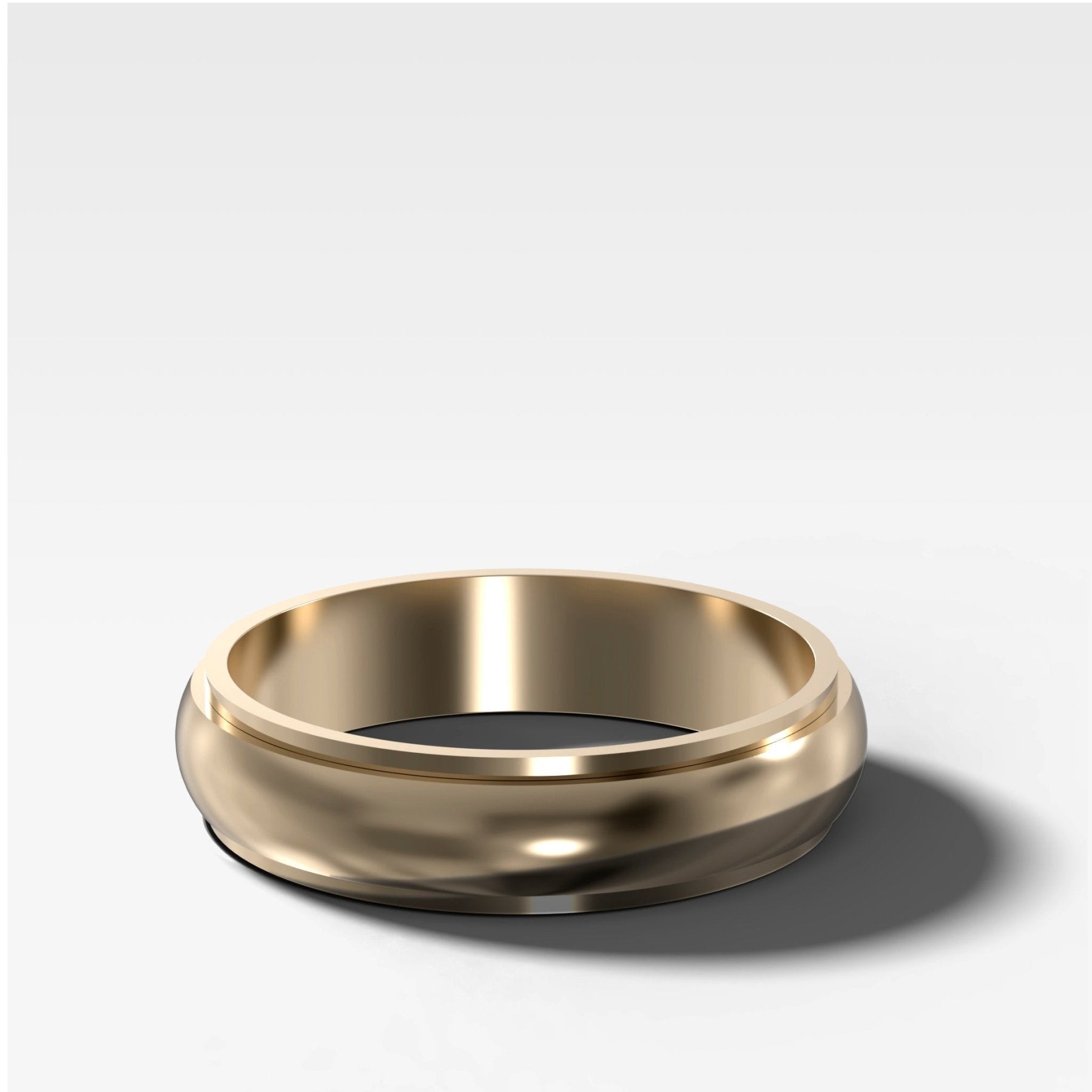 Harper Stepped Edge Wedding Band 5mm Main image
