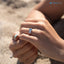ice blue aqua spinel coupled with a IGI Certified cushion cut lab grown diamond Rings - DisneyValley