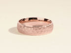 Men's Wedding Band with Beveled Edges