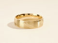Man's Wedding brushed or matte finish Style