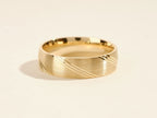 Man's Wedding brushed or matte finish Style