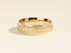 Men's Wedding Band with Beveled Edges