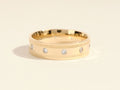 0.15 CT Round Ten-Stone Style Men's Wedding Band.