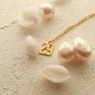 Custom Number NEcklace