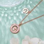 Customized "G" Letter Moissanite Diamond Necklace
