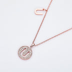 Customized "U" Letter Moissanite Diamond Necklace