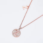 Customized "Z" Letter Moissanite Diamond Necklace