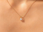 1.0 CT Cushion Moissanite Diamond Solitaire Necklace