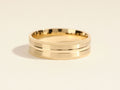 Milgrain Edge Plain man's wedding band