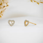 0.80 TCW Round Moissanite Diamond Stud Earrings