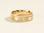 Men's Wedding Band with a matte or brushed finish