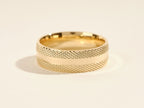 Men's Wedding Band with Accented