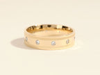 0.25 TCW Men's Ten-Stone Diamond Wedding Band