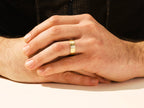 Men's Wedding Band with Matte Brushed Finish