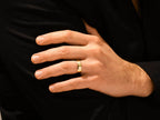 Men's Wedding Band Brushed and Shinny Finish