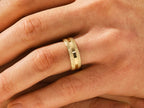 Men's Wedding Band with Accented