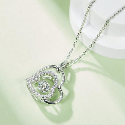 Enchanting 0.5ct Moissanite Necklace in a Classic Round Cut