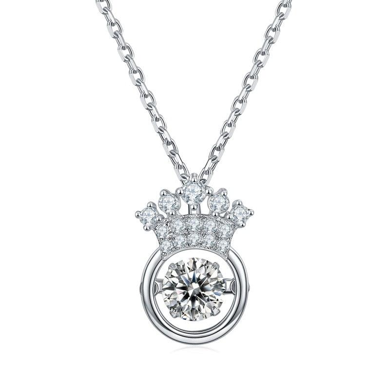 0.5ct 5mm Round Brilliant Moissanite Elegance: A Necklace to Remember